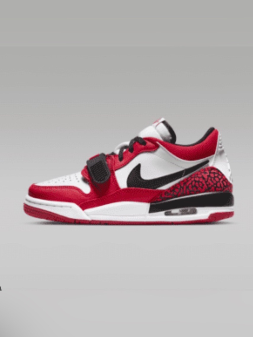 Nike Air Jordan Legacy 312 Low Kids Red, White & Black Low-Top Sneakers Size 8.5